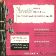 Francescatti/Mitropoulos, 1952 (Columbia Masterworks ML-4575 - LP)